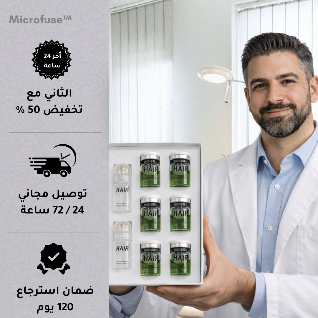 Microfuse | علاج طبي متطور لتساقط الشعر و اعادة النمو
